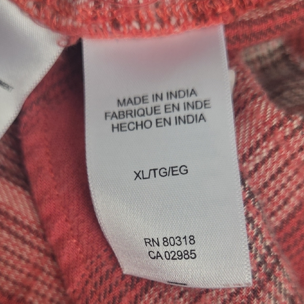 Lucky Brand Pink Plaid Button-Down Shirt - Picture 9 of 10
